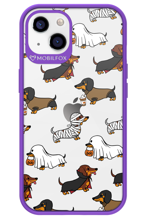 Scary Dachshund (Transparent) - Apple iPhone 13