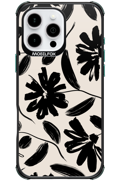 Monochrome Flowerss 2.0 - Apple iPhone 16 Pro Max