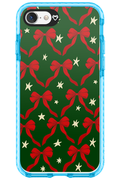 Bow & Stars (Green) - Apple iPhone SE 2022