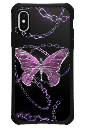 Butterfly Necklace - Apple iPhone X