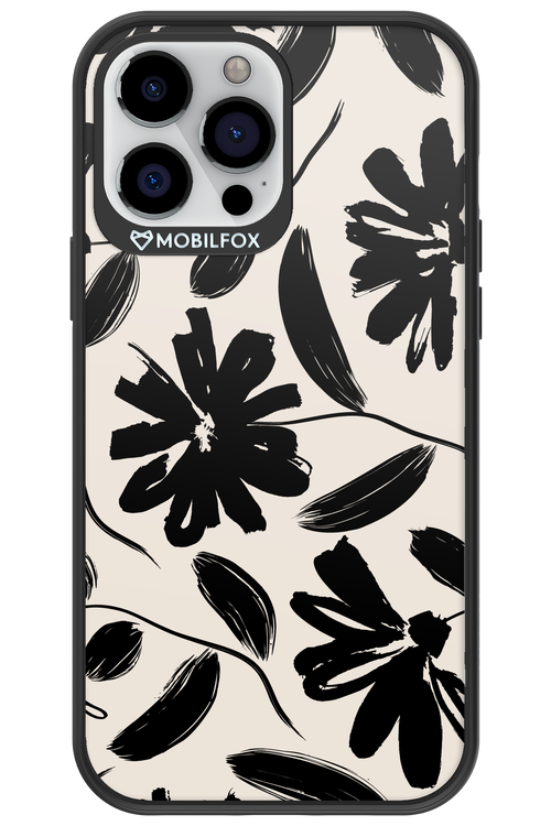 Monochrome Flowerss 2.0 - Apple iPhone 13 Pro Max