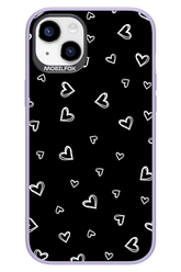 Monochrome Hearts 2.0 - Apple iPhone 14 Plus
