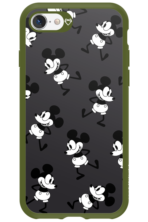 Iconic Mouse (antracite pattern) - Apple iPhone SE 2020