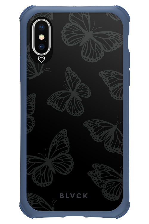 Black Butterflies - Apple iPhone X