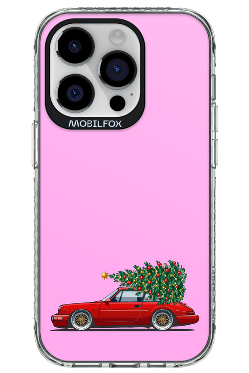 XMAS Car Pink - Apple iPhone 14 Pro