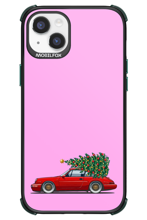 XMAS Car Pink - Apple iPhone 14 Plus