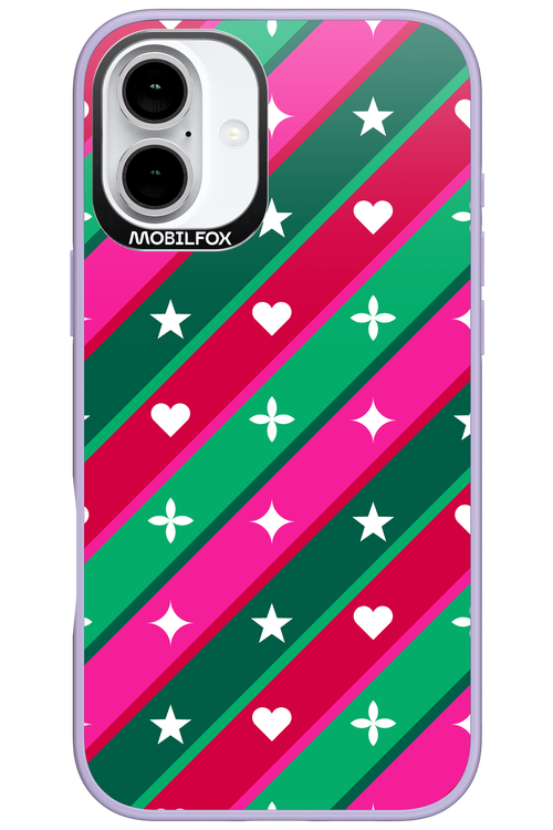 Christmas Stripes - Apple iPhone 16 Plus