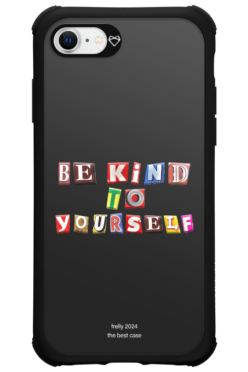 Be Kind To Yourself Black - Apple iPhone SE 2020
