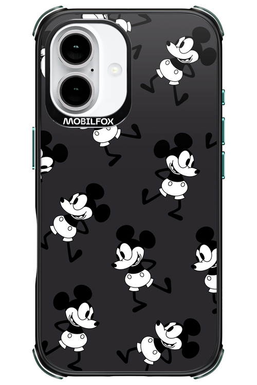 Iconic Mouse (antracite pattern) - Apple iPhone 16