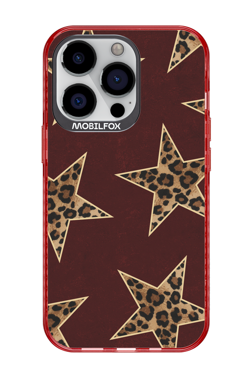 Wild Stars Burgundy - Apple iPhone 13 Pro