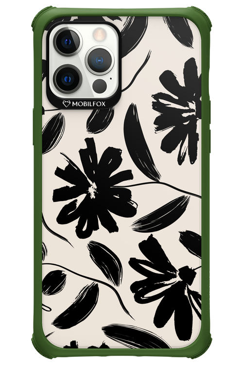 Monochrome Flowerss 2.0 - Apple iPhone 12 Pro Max