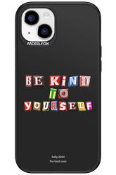 Be Kind To Yourself Black - Apple iPhone 15 Plus