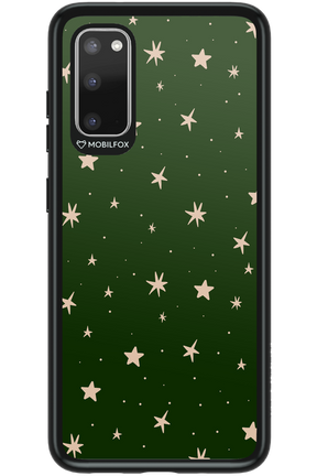 Forest Green Stars - Samsung Galaxy S20