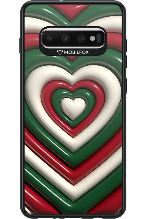 XMAS Hearts - Samsung Galaxy S10+