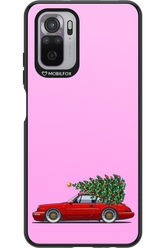 XMAS Car Pink - Xiaomi Redmi Note 10