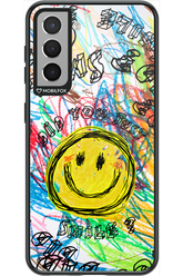 Crayon Smiley Colorful - Samsung Galaxy S21