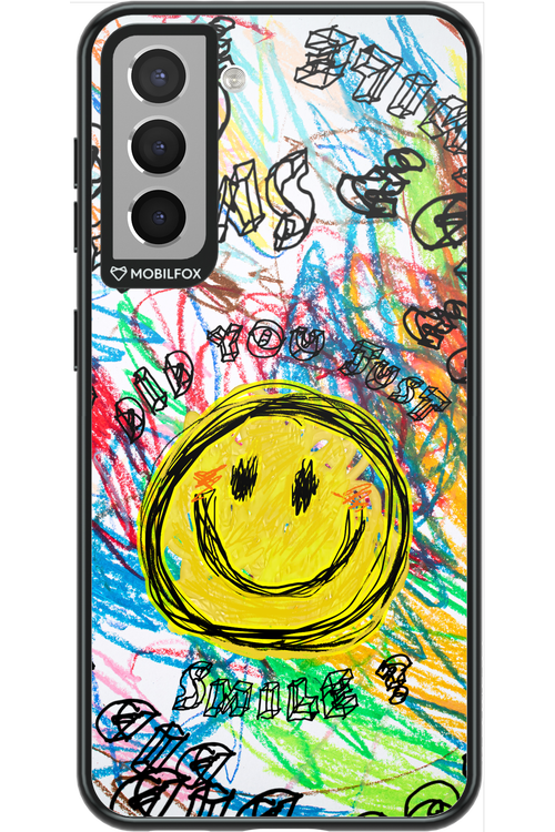 Crayon Smiley Colorful - Samsung Galaxy S21