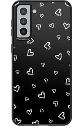 Monochrome Hearts 2.0 - Samsung Galaxy S21+