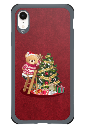 Christmas Bear (Burgundy) - Apple iPhone XR