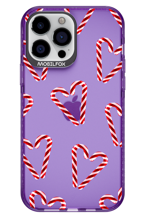 Candy Cane Hearts - Apple iPhone 13 Pro Max
