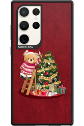 Christmas Bear (Burgundy) - Samsung Galaxy S23 Ultra