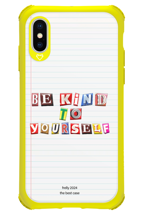 Be Kind To Yourself Notebook - Apple iPhone X