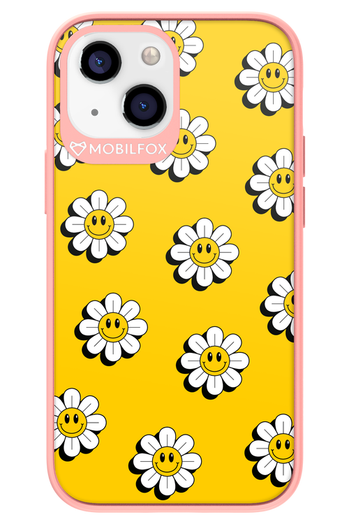 Smiley Flowers - Apple iPhone 13 Mini