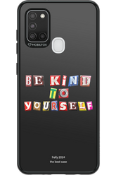 Be Kind To Yourself Black - Samsung Galaxy A21 S