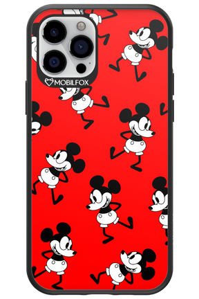 Iconic Mouse (red pattern) - Apple iPhone 12 Pro
