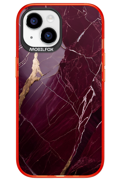Burgundy Marble 2.0 - Apple iPhone 15