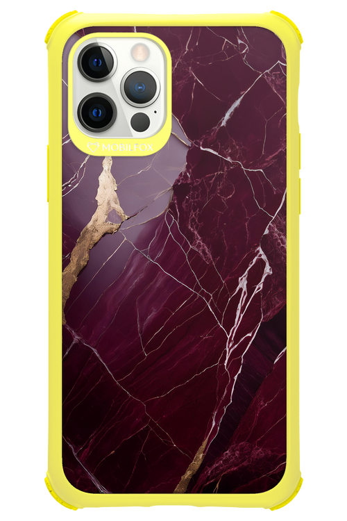 Burgundy Marble 2.0 - Apple iPhone 12 Pro