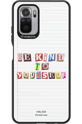 Be Kind To Yourself Notebook - Xiaomi Redmi Note 10