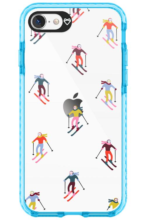 Snow Motion (Transparent) - Apple iPhone SE 2020