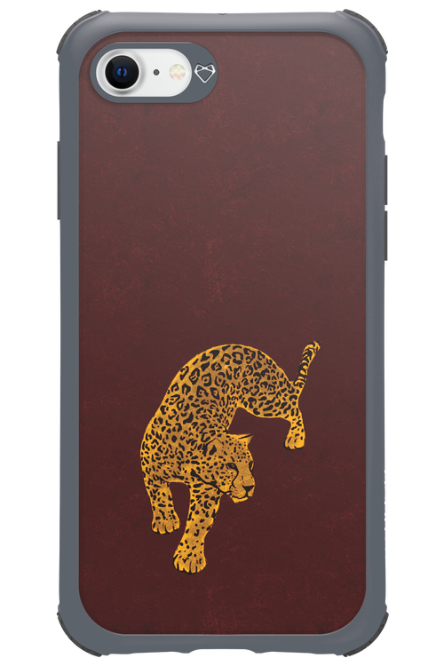 Burgundy Leopard - Apple iPhone SE 2022