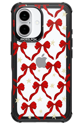 Bow & Stars (Transparent) - Apple iPhone 16