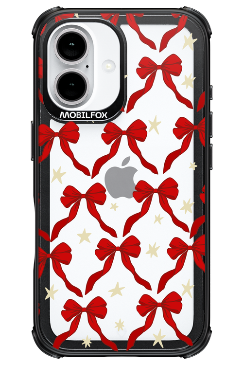 Bow & Stars (Transparent) - Apple iPhone 16