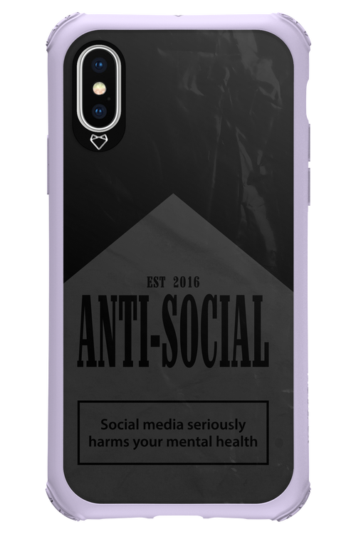 ANTI-SOCIAL (BLVCK) 2.0 - Apple iPhone XS