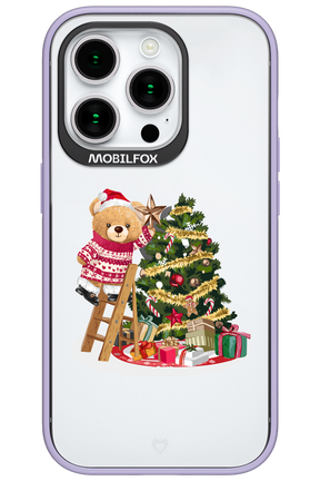 Christmas Bear (Transparent) - Apple iPhone 15 Pro