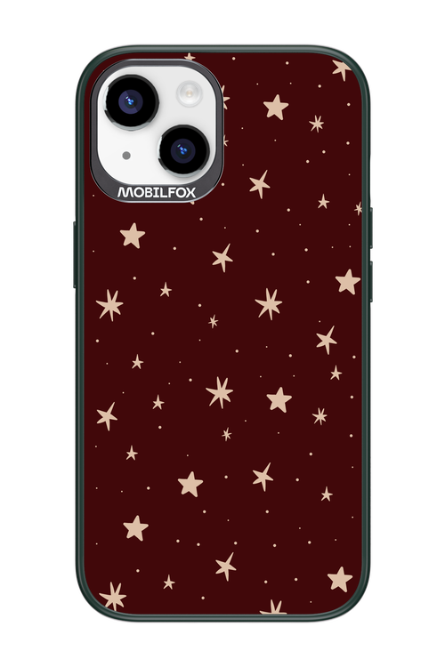 Burgundy Stars - Apple iPhone 14