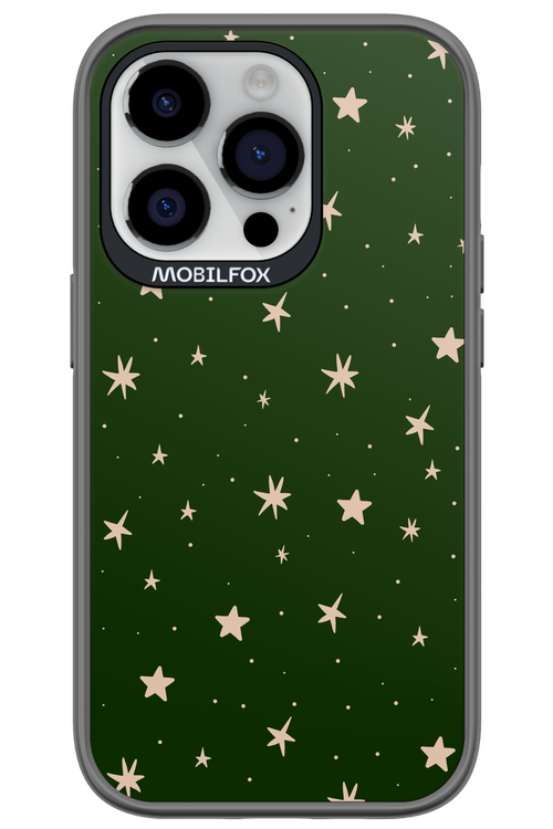 Forest Green Stars - Apple iPhone 14 Pro