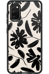 Monochrome Flowerss 2.0 - Samsung Galaxy A41