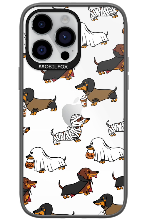 Scary Dachshund (Transparent) - Apple iPhone 14 Pro Max