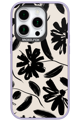 Monochrome Flowerss - Apple iPhone 15 Pro