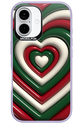 XMAS Hearts - Apple iPhone 16