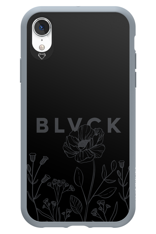 Black Flowers - Apple iPhone XR