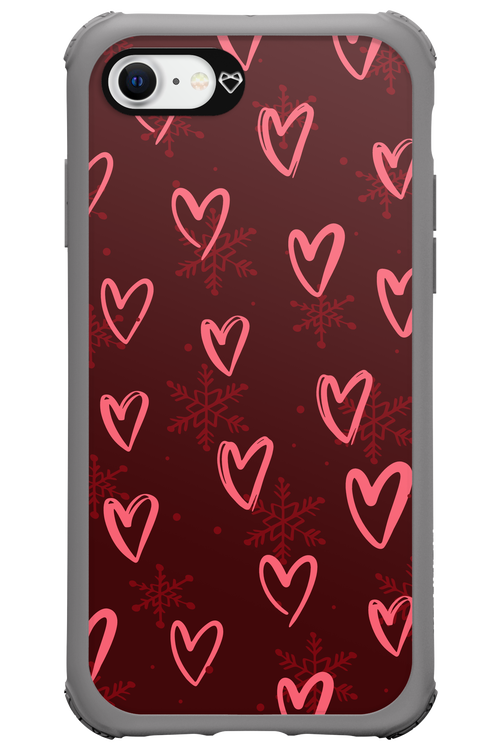 Christmas Hearts - Apple iPhone SE 2022