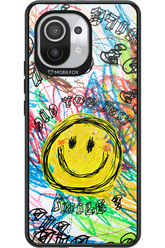 Crayon Smiley Colorful - Xiaomi Mi 11 5G