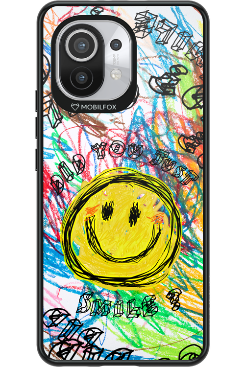 Crayon Smiley Colorful - Xiaomi Mi 11 5G