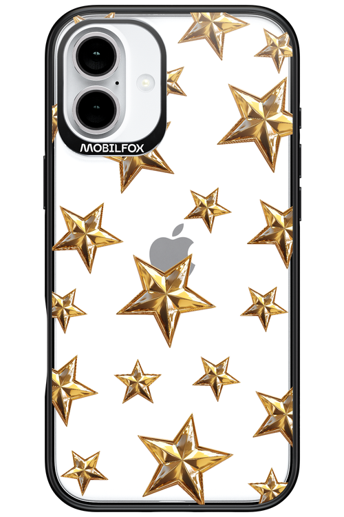 Gold Stars - Apple iPhone 16 Plus