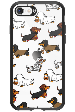 Scary Dachshund (Transparent) - Apple iPhone SE 2022